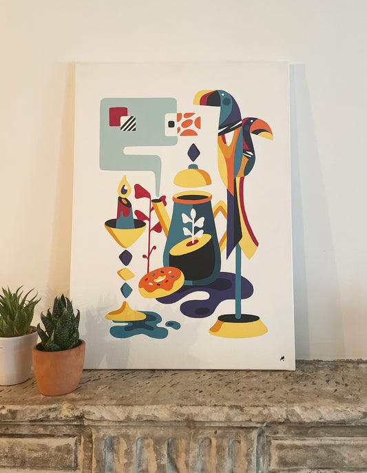 Toile Acrylique -  Toucan